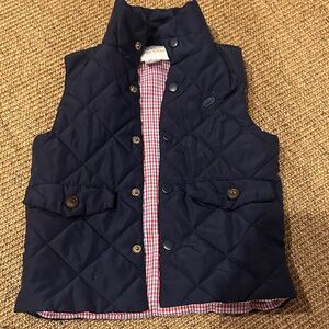 The Beaufort Bonnet Navy Quilted Vest